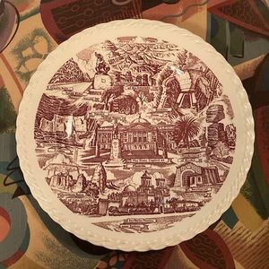 Vintage GORGEOUS Vernon Kilns Collectors Plate